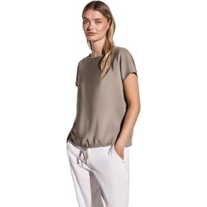 Street One - Shirt - Zwart - Modalmix/Viscosemix