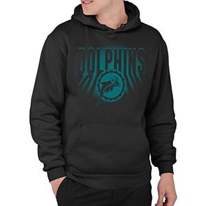 Junk Food Unisex NFL Team Spotlight Hoodie Sweatshirt met capuchon, Miami Dolfijn, zwart, L
