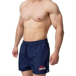 Lonsdale Heren Beachshorts normale pasvorm KILSTAY Navy/Red/White XL 117440