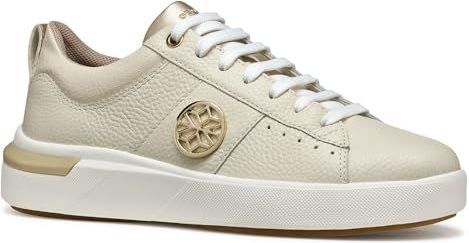 Geox - Dalyla - Sneakers - Zwart - Leer/Pythonprint