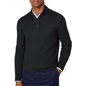 Hackett London Micro Weave Stitch Hb Trui voor heren, Groen (Diep Woud), M