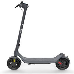 LEQISMART ABE Elektrische step, toegelaten op de openbare weg, 30 km bereik, 10 inch (25,4 cm) runflat-banden, opvouwbare en draagbare e-scooter voor professionele donateurs, maximaal 100 kg