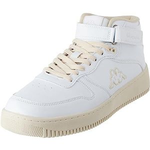 Kappa Maserta MD V Logo gymschoenen, uniseks, volwassenen, wit-off, 41 EU, Wit Wit Off