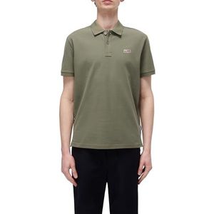 NAPAPIJRI Man Ruggy poloshirt met korte mouwen GROEN KORSTMOS M