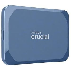 Crucial X10 4TB Draagbare External SSD - Tot 2100 MB/s, USB-C 3.2 Gen2, IP65 Water- en stofbestendig, Externe Solid State Drive, Mat Blauw - CT4000X10SSD9-02