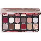 Oogschaduw Palet - 18 Tint - Koele Glinstertinten - Matte Finish