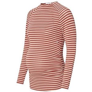 Noppies Dames Top Pomeroy Nursing T-shirt met lange mouwen, henna, 40