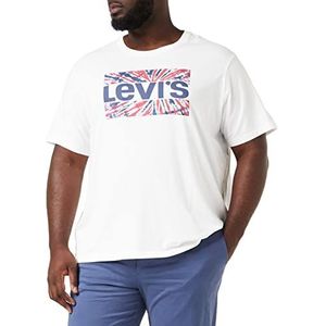 Levi's Ss Relaxed Fit Tee T-shirt Mannen, Poster Caviar, XXS