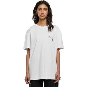 Days Beyond - Choose Kindness Oversize Boyfriend Dames T-shirt - Wit