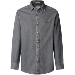 Pepe Jeans - Classic - Overhemd - Grijs - Lange Mouw