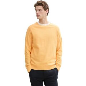 TOM TAILOR heren trui, 37713 - Peachy Orange Tonal Finestripe, XXL