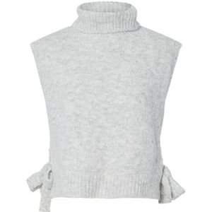 pieces - Pcjecca - Poncho - Lichtgrijs Melange