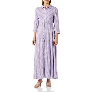 YAS Yassavanna lange shirtjurk S. Noos jurk voor dames, Bougainvillea/Aop: boho print, XL
