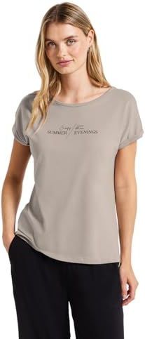 Street One - T-Shirt - Zacht Katoen-Modalmix - Ronde Hals - Ontspannen Snit