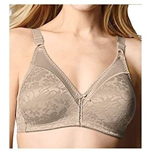 Bali Women's Double Support Spa Closure Wire-Free Bra, Soft Taupe, 40B