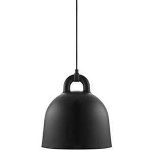 Norman Copenhagen Bell hanglamp, aluminium, zwart, 37x35cm