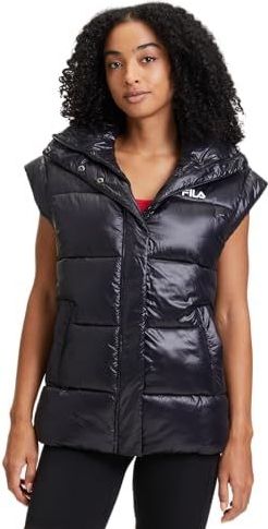 FILA Bodywarmer 'LUZK'  zwart / wit