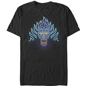 Disney T-shirt voor heren met schurken-neon Hades, zwart, S
