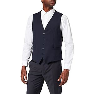 bugatti Herenkostuumvest, blauw (Marine 390), 54