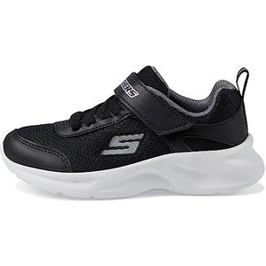 Skechers Sneakers voor jongens, Zwarte textiel synthetische houtskool Trim, 30 EU