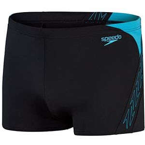 Speedo Hyperboom Splice Aquashort zwembroek voor heren, sneldrogend, training, fitness, chloorbestendig, aquashort (1 stuk)