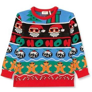 Koton Boys's New Year themad sweaters lange mouwen Crew Neck Sweater, meerkleurig (mix), 5-6 Jaar