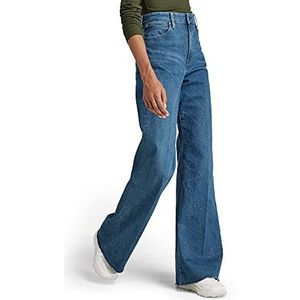 G-Star Raw Dek Ultra High Waist Wide Been Jeans dames,Blauw (Vervagen Blauw Jay C829-C604),32W / 34L