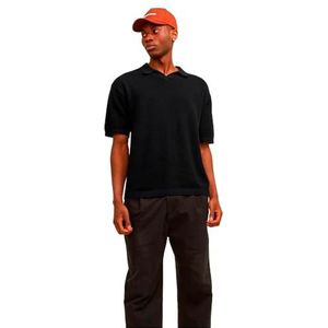 Jack Jones - Jorlinen Blend Knit Ss Polo Sn - Heren - Gebreide Truien