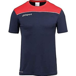 Uhlsport Offense 23 Poly voetbalshirt voor heren, marineblauw/rood/wit, M