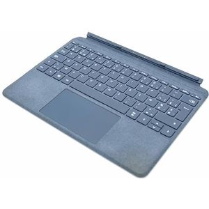 Microsoft Surface Go Signature toetsenbord type cover - Frans AZERTY-toetsenbord - ijsblauw (Alcantara) - alleen compatibel met Surface Go, Surface Go 2 en Surface Go 3