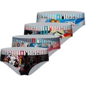 FREEGUN Slipje voor meisjes, microvezel, slipjes en slips voor kinderen, ultrazacht en comfortabel (4 stuks), turquoise/zwart/rood, 12-14 Jaar