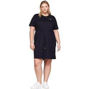 Tommy Hilfiger Dames CRV 1985 REG Mini Corp TEE DRSS Desert Sky 54, woestijn hemel, 54