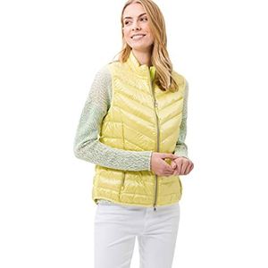 BRAX Dames Style Genf Zero Down Outdoor Vest, geel, 46