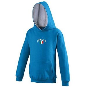 Supportershop kindertrui met capuchon Rugby Italië