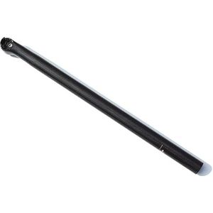 Extended Carbon Zadelpen incl. pentaclip voor Brompton (Zwart mat, 25mm offset)