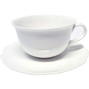 Ambition 61172 koffieservies Grace 12-delig witte kopjes schoteltjes kopjesset koffieset porselein modern elegant