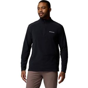 Columbia Heren Klamath Range II halve rits, Zwart, L