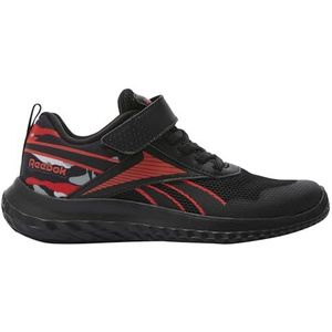 Reebok - Rush Runner - Baskets - Black Energyred Grey3 - Met Lacets Elastisch