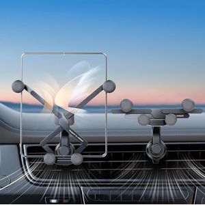 xuenair Z Fold 6 5 4 3 2 Autohouder, 2 vormen en dikke beschermhoes, zwaartekracht telefoonhouder voor Samsung Galaxy Fold 6 5 4 3 2 Google Pixel 9 Pro Fold S25 Ultra iPhone 16 15 14