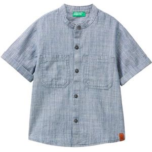 United Colors of Benetton Overhem, Blauw, 110 cm
