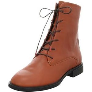 Think! Dames Nina chroomvrij gelooide duurzame enkellaars, cognac 3010, 43 EU