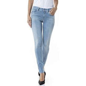 Replay New Luz Hyperflex Re-Used Xlite Jeans voor dames, 010, lichtblauw, 24W x 32L