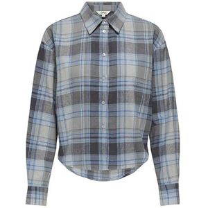 Onljilda Ls Check Shirt WVN, lichtgrijs gem., S