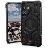 URBAN ARMOR GEAR Monarch Case Samsung Galaxy S24 Hoesje [""Designed for Samsung"" gecertificeerd, Draadloos opladen compatibel, 6m valbescherming militaire standaard] kevlar zwart