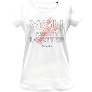 cotton division WOFRIENTS071 T-shirt, wit, maat L dames