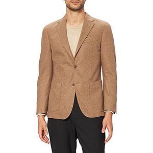 HACKETT LONDON Mens TAN JERSEY FLANNEL Jacket, 869TAN, 48