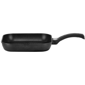 Pensofal Pen8108 grillpan 1 greep, 28x28 cm, in lithokarton, serie Suprema Bioceramix, zwart