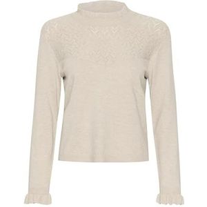 Trui - Villea - Gebreide Trui - Mélange - Lange Mouw