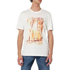 ONLY & SONS Onsmagdy Life Reg Photoprint Ss Tee T-shirt voor heren, Cloud Dancer/Print: zomer, XXL