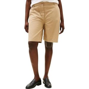 Tommy Hilfiger - Curve Short CRV CO BLEND GMD - Chino Korte Broek - Beige - Grote Maten